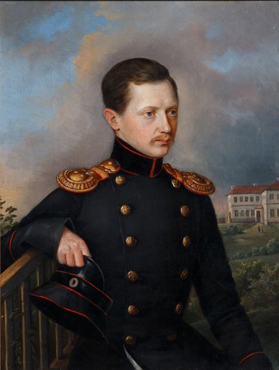 Nikolai Semyonovich Korsakov的肖像1819-1889，ca。 1849年 作者 不明