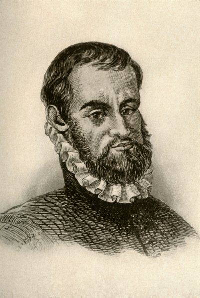 佩德罗·梅嫩德斯·德·阿维莱斯（Pedro Menendez de Aviles）的肖像，展示西班牙服饰，c1570-1580，1937年。 作者 不明