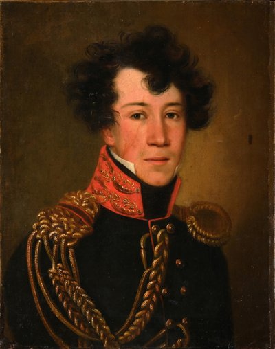 尼古拉·费奥多罗维奇·哥利森亲王的画像1789-1860，1810年代 作者 Unbekannt