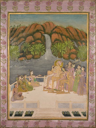 Savant Singh的儿子Sardar Singh肖像，1730-68年，c。 1760。 作者 不明