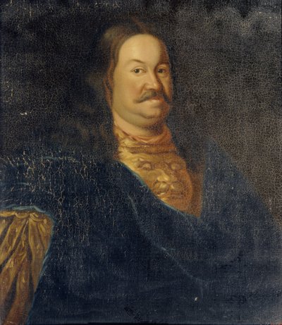 参议员Yakov Fyodorovich Dolgorukov参议员的肖像1639-1720，十八世纪初。 作者 不明