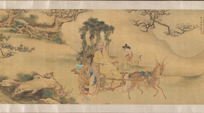 少宇扮成刘伶的画像，约1795年。 作者 不明