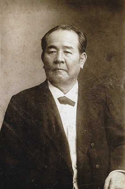 涩泽荣一的肖像，1840-1931年，约1890年。 作者 不明