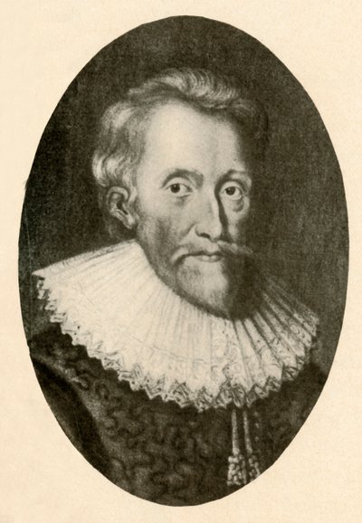 埃德温·桑迪斯爵士（Edwin Sandys）的肖像，衣襟朝下，c1560-1570，1937年。 作者 不明