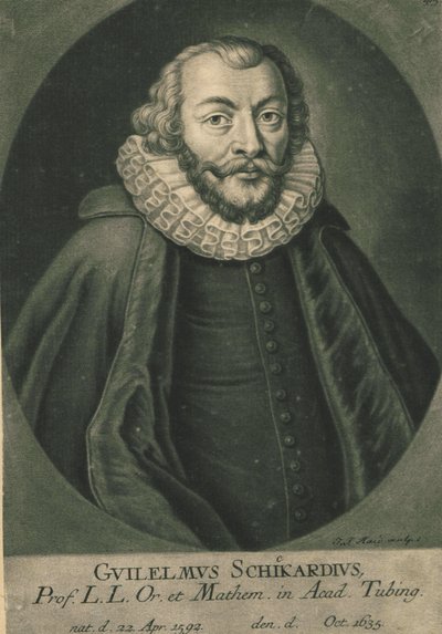 威廉·希卡德（1592-1635）的肖像。 作者 不明