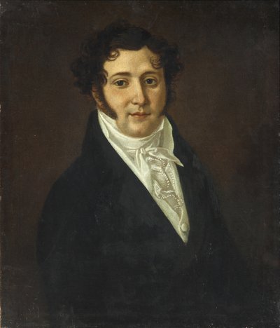尤里·彼得罗维奇·勒蒙托夫肖像1787-1831，十九世纪第一季度 作者 不明