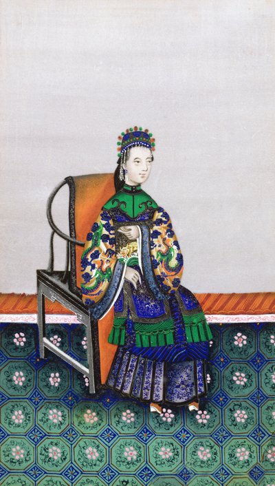 一个中国女人的画像 作者 不明