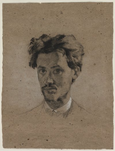 一个年轻人的画像，c。 1865-1875年。 作者 不明