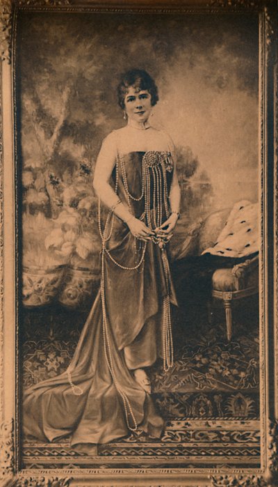 一名妇女的肖像在古巴使馆在布鲁塞尔，比利时，1927年。 作者 不明