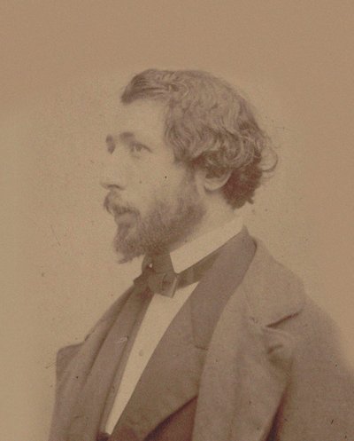钢琴家和作曲家查尔斯-韦勒1825-1883年的肖像，约1865年。 作者 不明