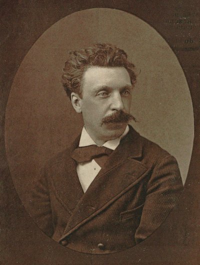 作曲家Victorin deJoncières的肖像1839-1903年。 作者 不明
