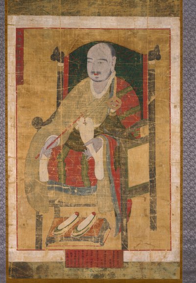 17-18世纪末，瑞山大师的肖像。 作者 不明