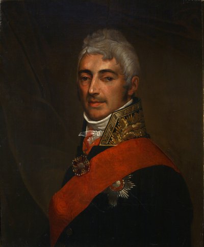 诗人伊凡·伊万诺维奇·德米特列耶夫（Ivan Ivanovich Dmitriev）1760-1837，1810年代的肖像 作者 不明