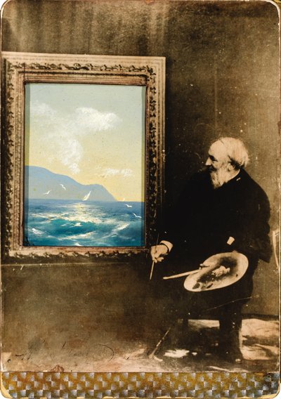 伊万·艾瓦佐夫斯基（Ivan Aivazovsky）的肖像，1817-1900年，1889年 作者 不明