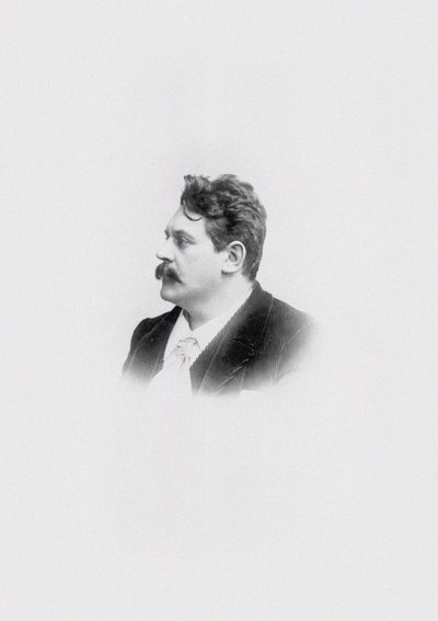 作曲家欧根-林德纳1858-1915年的画像。 作者 不明