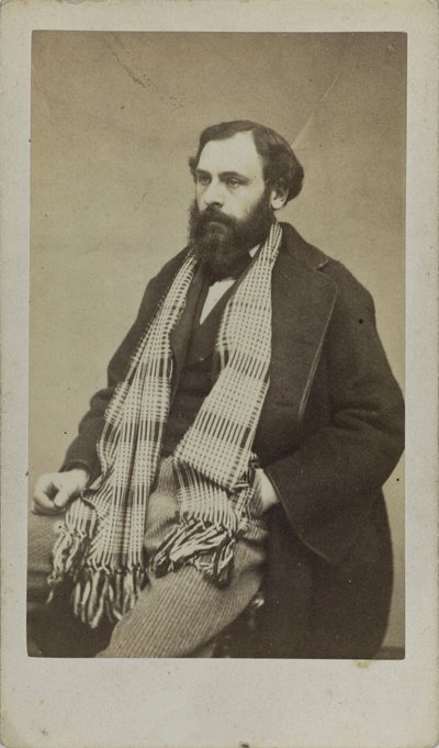 作曲家Ferdinand Poise 1828-1892的肖像，约1875年。 作者 不明