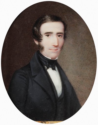 诗人Alessandro Manzoni 1785-1873的肖像，19世纪上半叶。 作者 不明