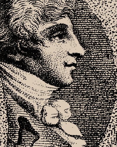 小提琴家和作曲家Feliks Janiewicz 1762-1848年的肖像。 作者 不明