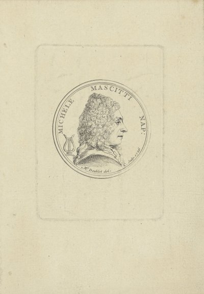 小提琴家和作曲家米歇尔·马西蒂（Michele Mascitti）的肖像1663-1760，1726年。 作者 不明