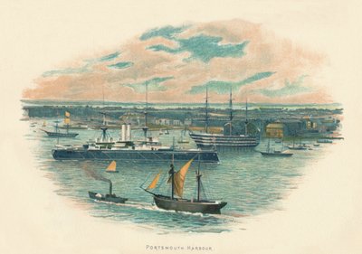 朴茨茅斯港，1890年 作者 不明