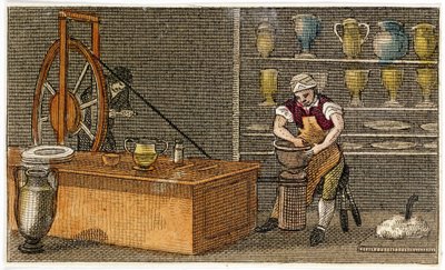 大约在1830年，在斯塔福德郡汉利的Wedgwoods Etruria工厂工作的陶工 作者 不明