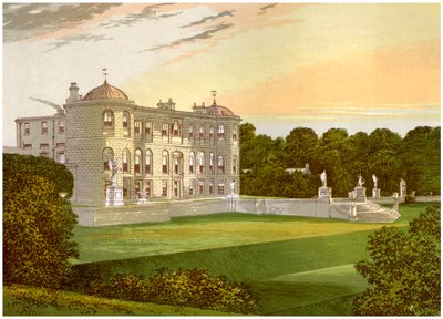 爱尔兰威克洛郡Powerscourt，Viscount Powerscourt的住所，c1880 作者 不明