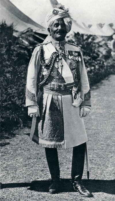 普拉塔普·辛格（Pratap Singh）1845-1922年，英属印度陆军军官和大君，1914年 作者 不明