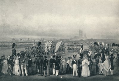 向第93高地人展示新颜色，1834年10月7日，1834年1909年 作者 不明