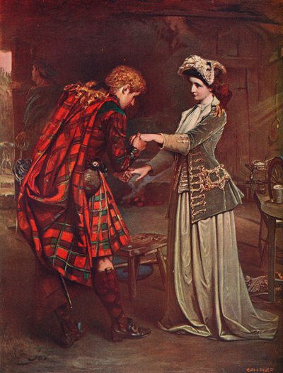 查理王子告别了弗洛拉·麦克唐纳（Flora MacDonald），1746年，1905年 作者 不明
