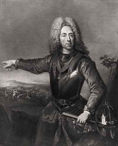 出生于法国的奥地利士兵萨伏伊的尤金亲王，1718年1906年 作者 不明