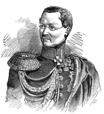 1853年，多瑙河公国的俄军总司令戈特沙科夫亲王 作者 不明