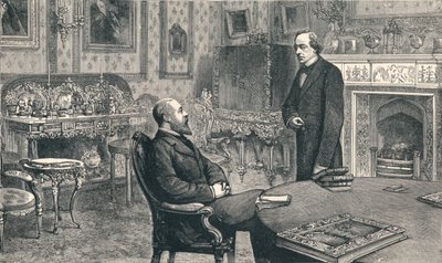 威尔士亲王在休根登庄园拜访比肯斯菲尔德勋爵，1896年 作者 不明