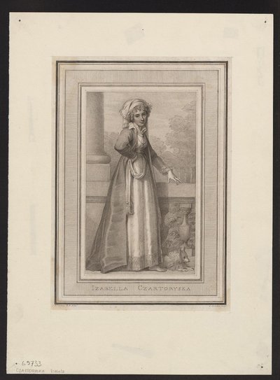 伊莎贝拉·查斯特罗斯卡公主（Izabela Czartoryska），伯爵夫人弗莱明伯爵夫人（1746-1835），18世纪 作者 不明