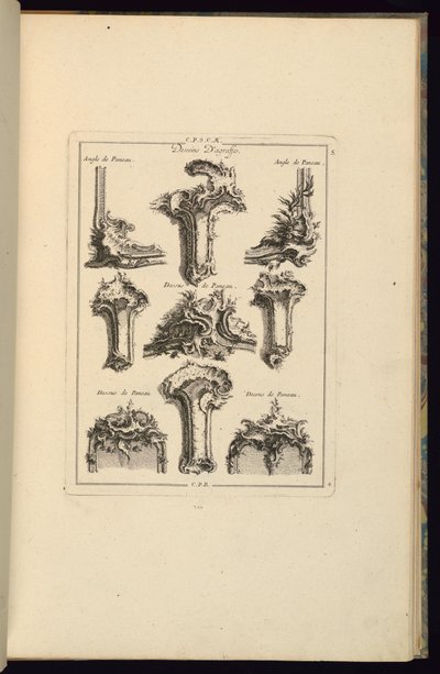 打印，剪贴画，1745年 作者 不明