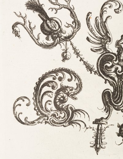 印刷品，第48版，来自NeüwGrotteßkenBuch（新怪诞书），1610年 作者 不明