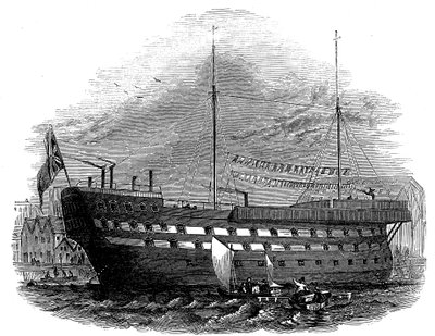 伦敦伍尔维奇的绿巨人监狱士兵，1848年 作者 不明
