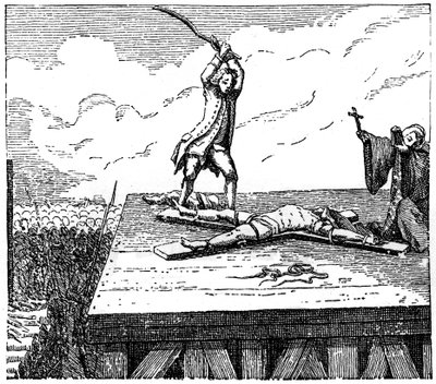 囚犯遭受酷刑，1885年 作者 不明