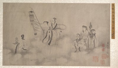 阿罗汉的游行。 作者 不明