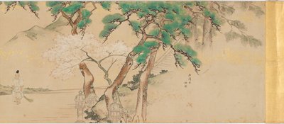 帝国使者前往岩清水神社的队伍，江户时期，18-19世纪末。 作者 不明