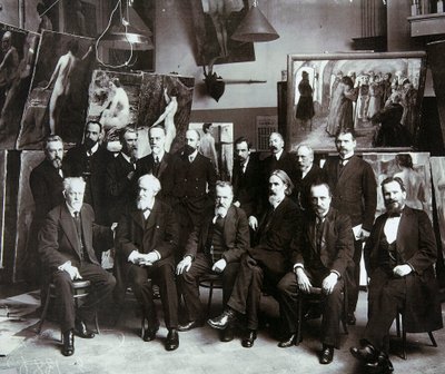 1913年，俄罗斯艺术学院教授 作者 不明