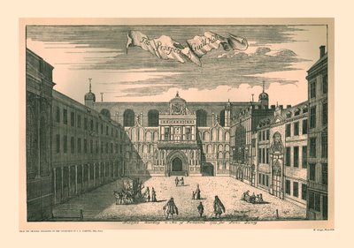 伦敦公会堂的前景，1755年，1886年 作者 不明