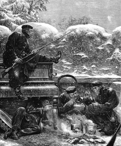1870年12月，法普战争中，围困巴黎的普鲁士军队 作者 不明