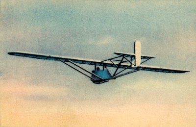 伪装成Zögling训练滑翔机的学生，1932年。 作者 不明