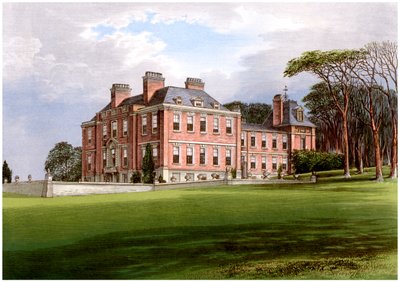 德文郡派恩斯（Pynes），诺斯科特（Northcote）家族的住所，c1880 作者 不明