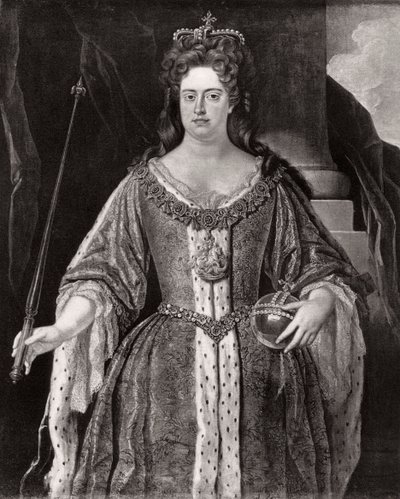 安妮女王（Queen Anne），c1702 1906年 作者 不明
