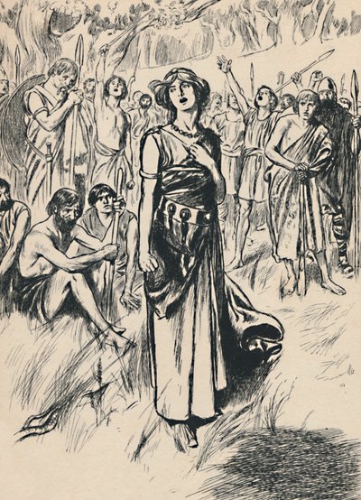博阿迪恰女王和她的士兵们，c1907 作者 不明