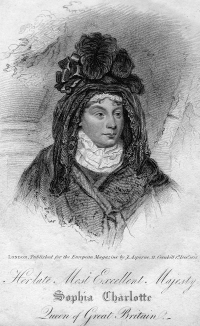 夏洛特皇后，英国乔治三世皇后，1818年 作者 不明