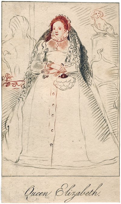 1533-1603年英国女王伊丽莎白一世 作者 不明