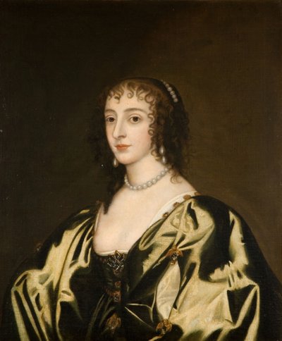 亨丽埃塔-玛丽亚女王，1770年。 作者 不明