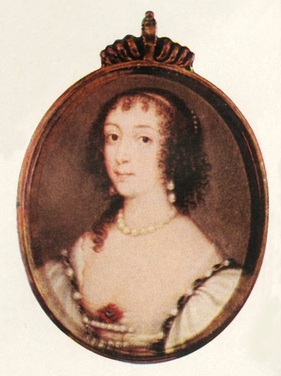 亨利埃塔·玛丽亚女王（Queen Henrietta Maria），c1640-1643，1947年。 作者 不明